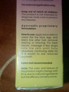 Curvella Cyperus Rotundus Oil Hair Removal