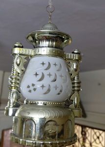 Vintage Decorative Bedside Lamps - Pair