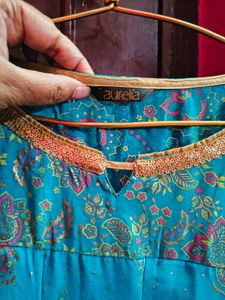 Elegant Blue Kurta Set with Dupatta
