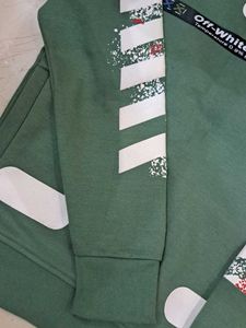 Off-White Green Sweatshirt