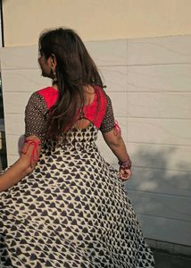 Elegant Printed Anarkali long Kurti