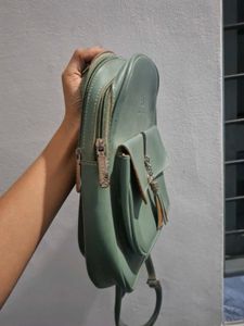 Elegant Sage Green Mini Backpack