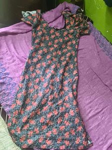 Floral Print Kurta