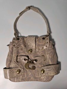Y2K Guess inspired bag with snake print details