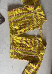Yellow Floral Blouse