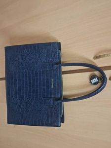 Stylish Navy Blue Tote Bag