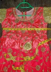 Stunning Pink Embroidered Gown