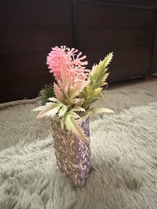 Handmade Floral vase with flower