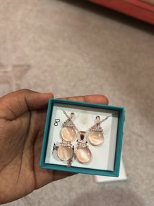 Elegant Rose Gold Jewelry Set
