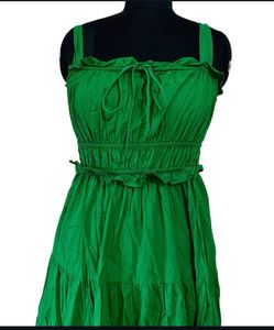 Emerald Green Tiered Maxi Dress
