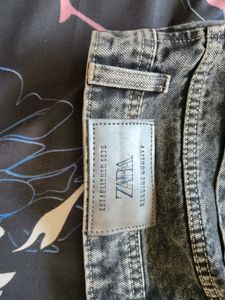 Gray Wash Denim Jeans