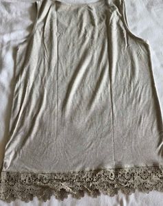 Sleek Grey Sleeveless Top