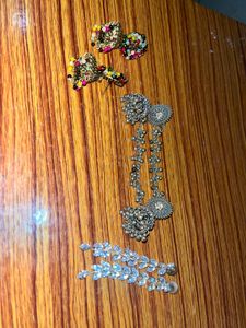 colour full earrings
