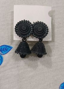 Black Oxidised Earrings Premium Quality