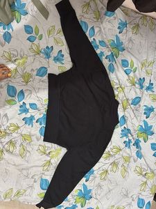 Black Cropped Bomber Jacket