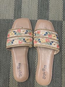 Beautiful Embroidered Flats
