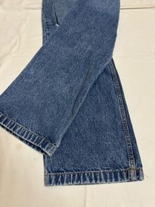 Womens Ripped Wide Leg Jeans