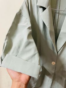 Mint Short Sleeve Blazer