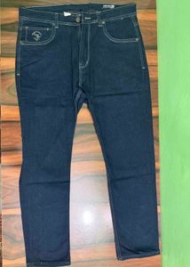 Cantabil Men's Navy Blue Jeans