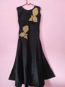 Elegant Black Ethnic Gown
