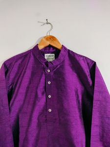 Purple Festive Kurta Set (Men's)