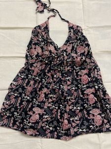 Halter Neck desi kurti