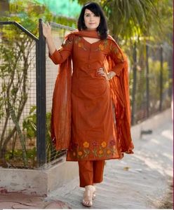Stylish Embroidered Kurta Set with Dupatta