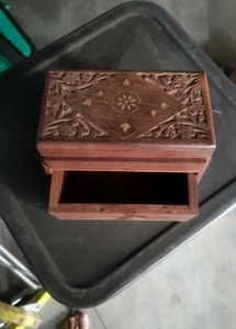 Vintage Wooden Jewelry Box