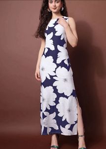 Floral Print Maxi Dress