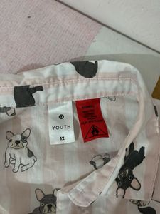 Cute French Bulldog Print Dress