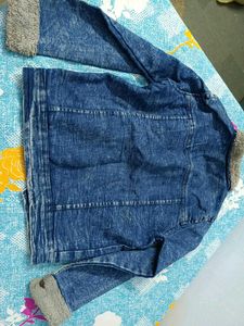 Stylish Denim Sherpa Lined Jacket