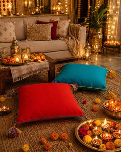 Set of 2 Gorgeous Boho Chic Throw Cushion Covers