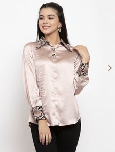 KASSUALLY Silk Relaxed Fit Shirt