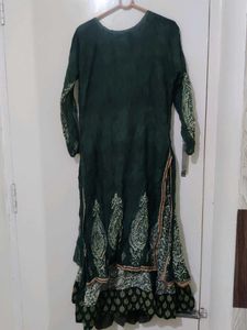 Elegant Green Ethnic Kurta Set
