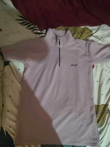 Light Purple Quarter Zip Top