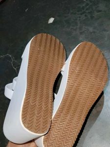 White Wedge Heels