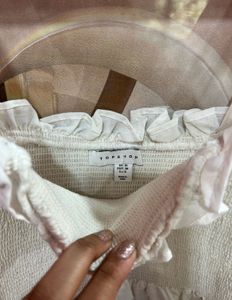 White Smocked Bodice Sundress