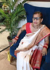 Elegant White Saree with Red Border