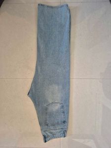 Blue stone Washed Wide Leg Jeans ( Vintage shade )