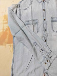 Light Wash Denim Shirt