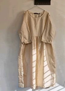 Elegant Cream Kurta set with Dupatta