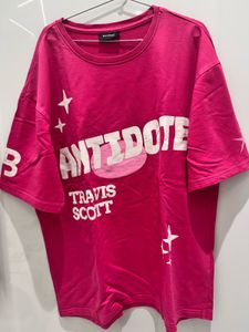 Pink Oversized Travis Scott T-Shirt