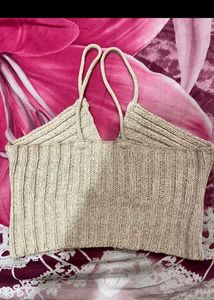 lowest - Ribbed Knit Crop Top