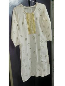🤍Women Straight Cotton Kurta