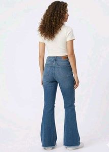 Women's Blue Flared Jeans