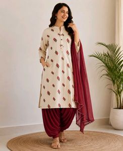 ❤️Kurta+Salwar+Dupatta
