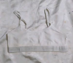 Calvin Klein White Sports Bra