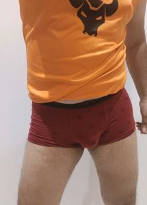 Men's Red Boxer Shorts