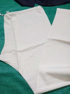 Classic White Straight Leg Trousers