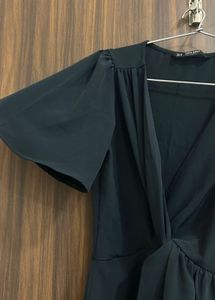 Zara Twist Front Midi Dress